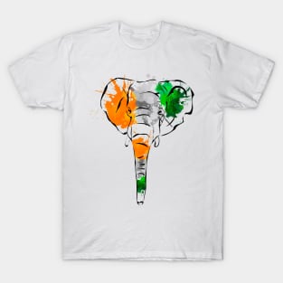 Ivory Coast National day Elephant Africain T-Shirt